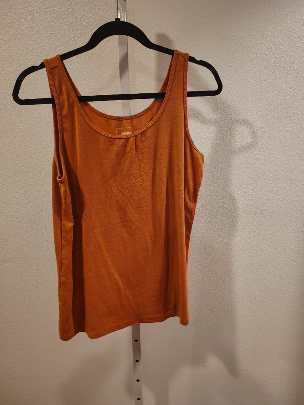 Sonoma Good For Life The Everyday Tank Women's Size XL Scoop Neck Orange Rust